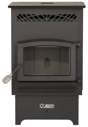 ASHLEY AP60 Pellet Stove, 21 in W, 23.77 in D, 32.8 in H, 2200 sq-ft Heating :EA: QUANTITY: 1