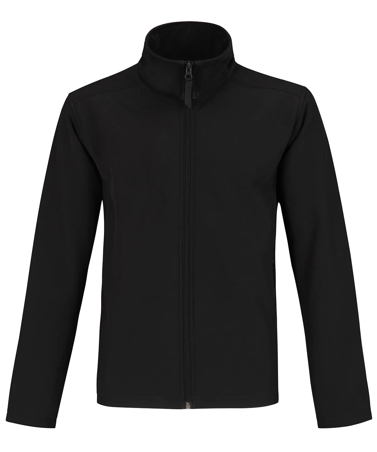 Black/Black Lining - B&C ID.701 Softshell jacket /men