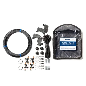 Double Outrigger Rigging Kit with Swivels, Ropes, and Pulleys